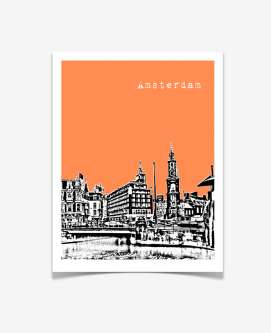 Amsterdam Netherlands Europe Poster