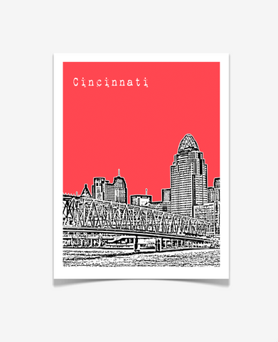 Cincinnati Ohio Poster VERSION 2