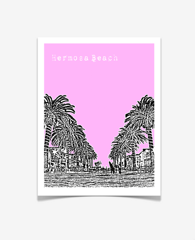Hermosa Beach California Poster