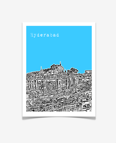 Hyderabad India Asia Poster