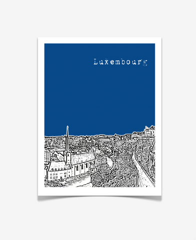 Luxembourg City Luxembourg Europe Poster