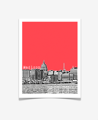 Madison Wisconsin Poster