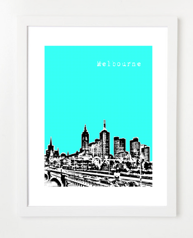 Melbourne Australia Posters and Skyline Art Prints | By BirdAve 