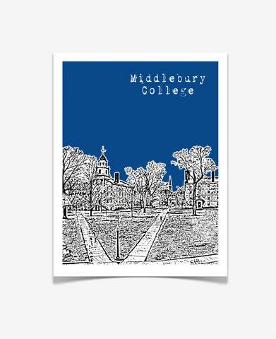 Middlebury College Vermont Poster