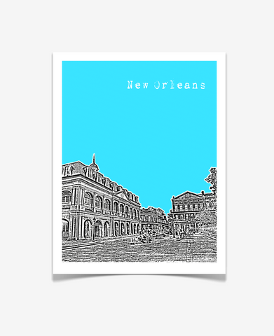 New Orleans Louisiana Poster VERSION 2