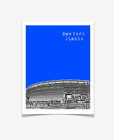 New York Giants MetLife Stadium Poster