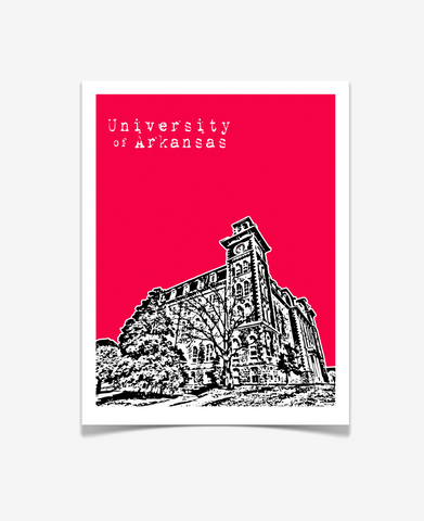 University of Arkansas Razorbacks Poster