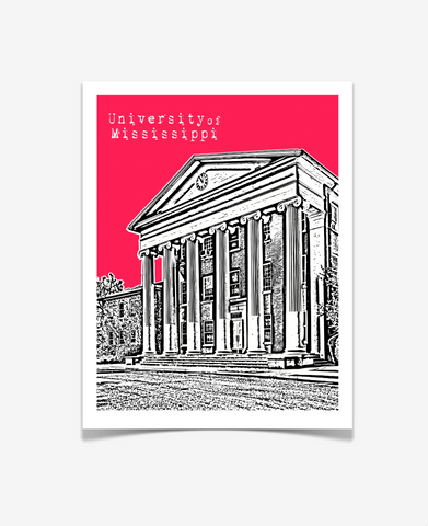 Oxford Mississippi Poster - Ole Miss