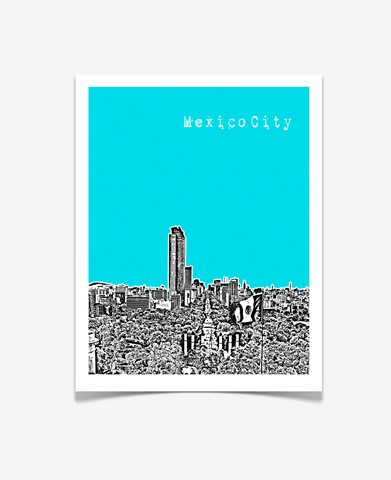 Mexico City Mexico Poster VERSION 1