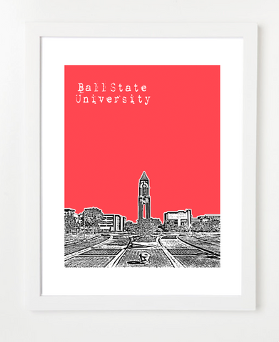 Ball State University Muncie Indiana Poster