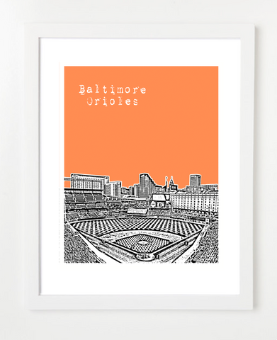 Baltimore Orioles Camden Yards Poster