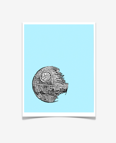 Death Star Poster - Star Wars Art Print