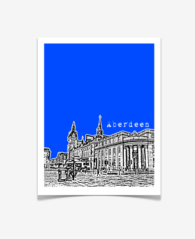 Aberdeen Scotland UK Poster print