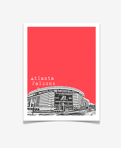 Atlanta Falcons Georgia Dome Posters