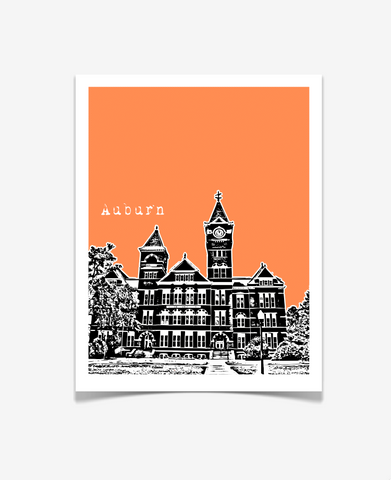 Auburn University Samford Hall Poster