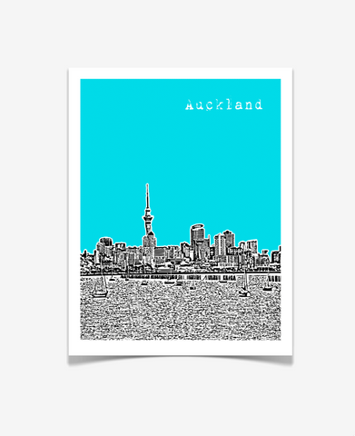 Auckland New Zealand Poster