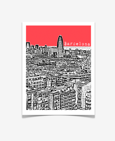 Barcelona Spain Europe Posters
