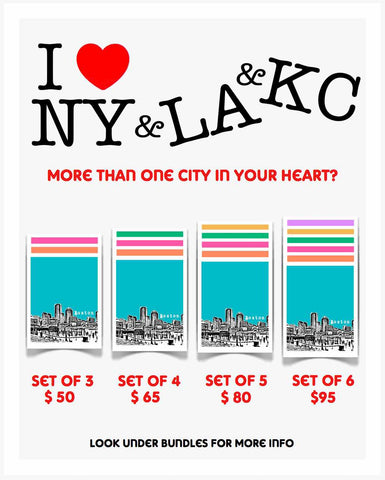 New York City Manhattan Poster Version 1