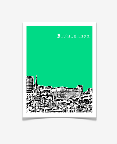 Birmingham England Europe Poster