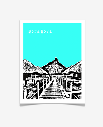 Bora Bora French Polynesia France Poster