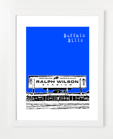 Buffalo Bills New York Posters and Skyline Art Prints | By BirdAve 