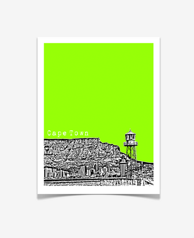 Cape Town South Africa Poster VERSION 1