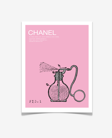 Chanel Art Print - Chanel Perfume Poster