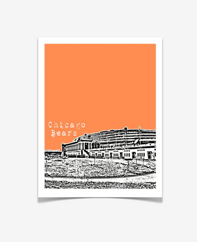 Chicago Bears Soldier Field Illinois Poster