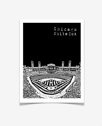 Chicago White Sox US Cellular Field Illinois Poster