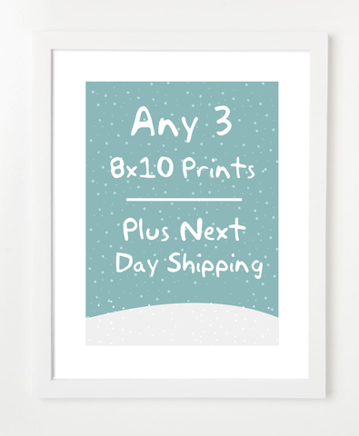 Set of Three Prints - Plus Next Day Shipping