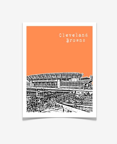 Cleveland Browns Ohio Poster