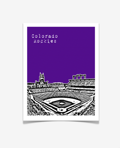 Colorado Rockies Coors Field Poster