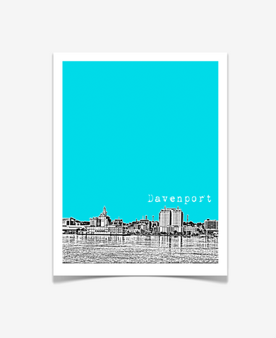 Davenport Iowa Poster