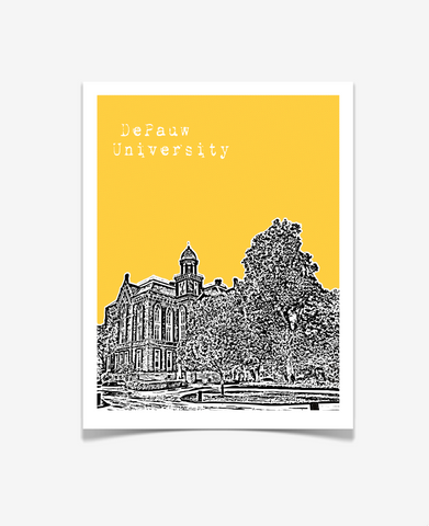 DePauw University Indiana Poster