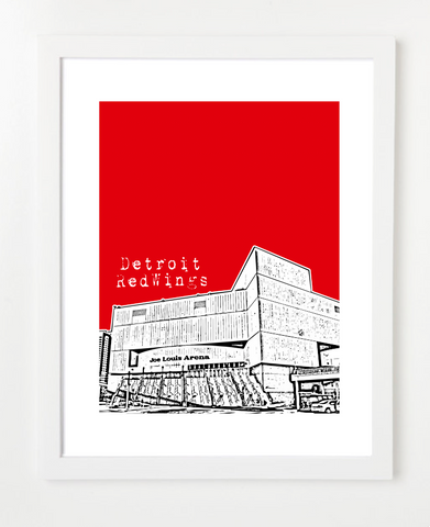 Detroit Red Wings - Joe Louis Arena Michigan Poster