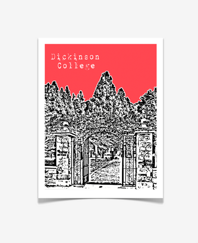 Dickinson College Pennsylvania Poster