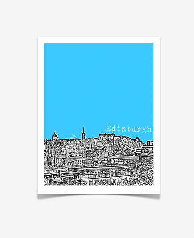 Edinburgh Scotland Europe Poster VERSION 1