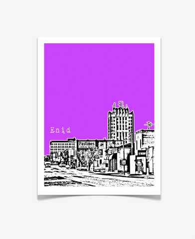 Enid Oklahoma Poster
