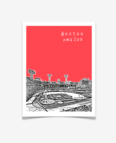 Boston Red Sox Poster Fenway Park Massachusetts