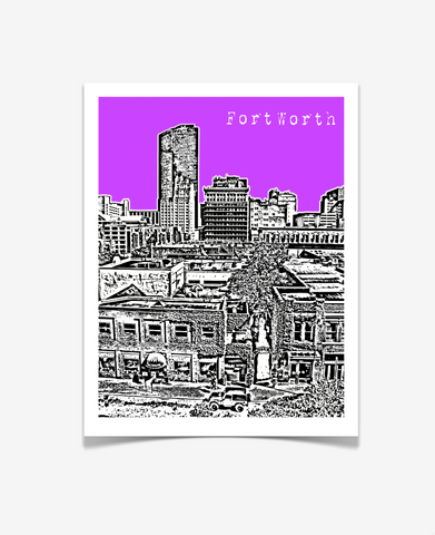Fort Worth Texas Poster