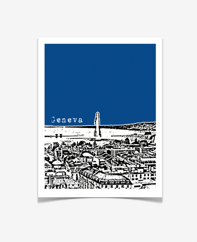 Geneva Switzerland Europe Poster