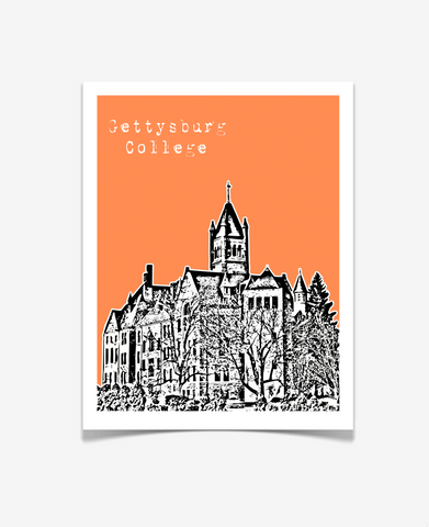 Gettysburg College Pennsylvania Poster