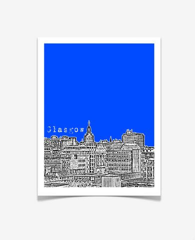 Glasgow Scotland Europe Poster
