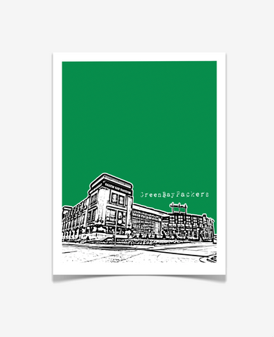 Green Bay Packers Lambeau Field Wisconsin Poster