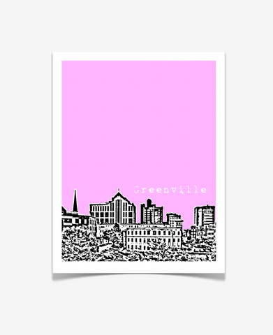 Greenville South Carolina Poster VERSION 1