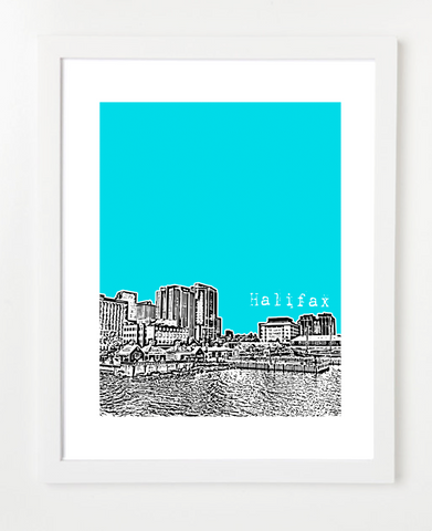 Halifax Nova Scotia Canada Posters and Skyline Art Prints | By BirdAve Posters