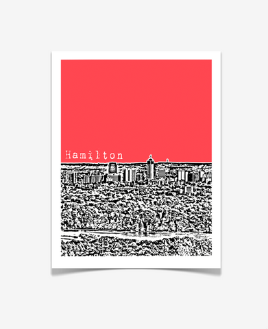 Hamilton Ontario Canada Poster