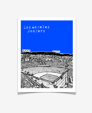 Los Angeles Dodgers Dodger Stadium Poster
