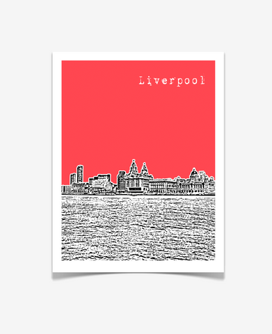 Liverpool England Europe Poster