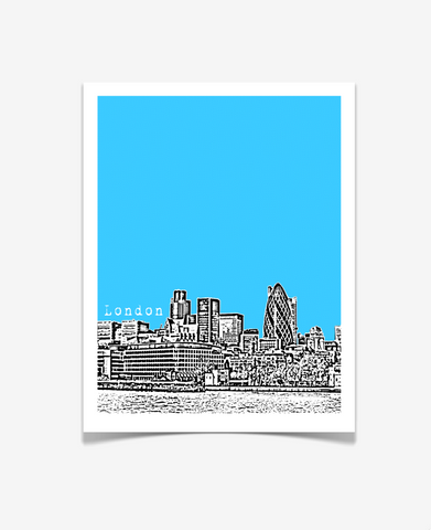 London England Europe Poster VERSION 3